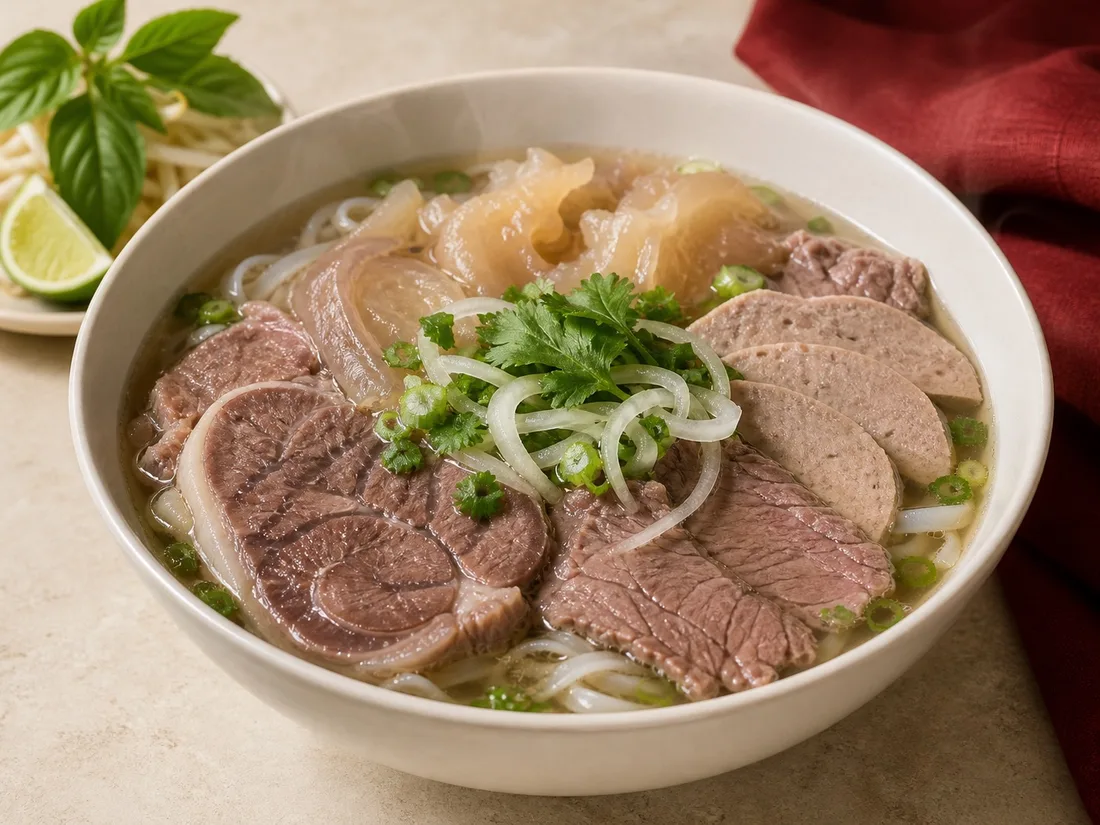 Phở bắp hoa đặc biệt