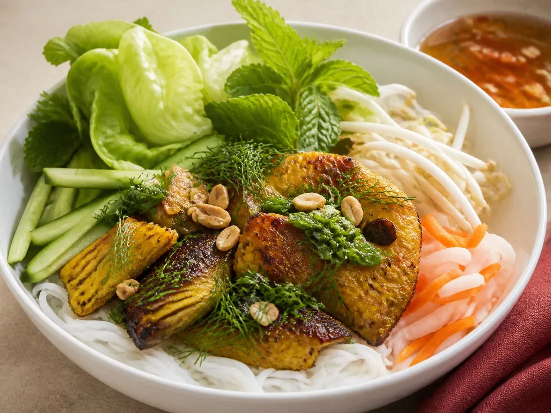 Bún cá thì là